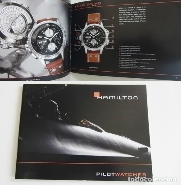 Outils d'horloger: CAT&Aacute;LOGO DE RELOJES DE LUJO HAMILTON PILOT WATCHES - PUBLICIDAD -NO SE VENDE UN RELOJ - TEXTO INGL&Eacute;S