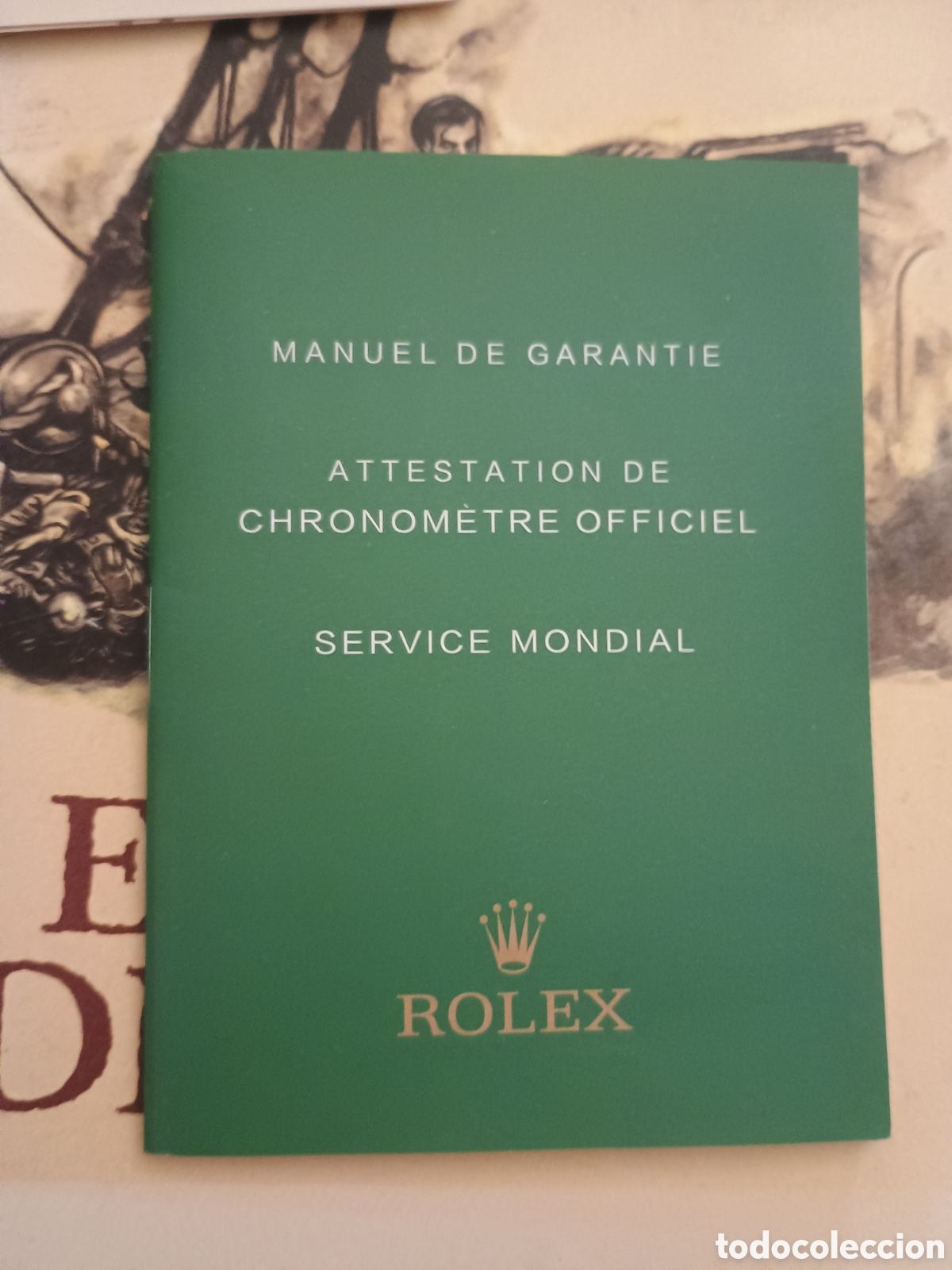 Herramientas de relojes: CERTIFICADO ROLEX Y VARIOS PAPELES - Foto 6