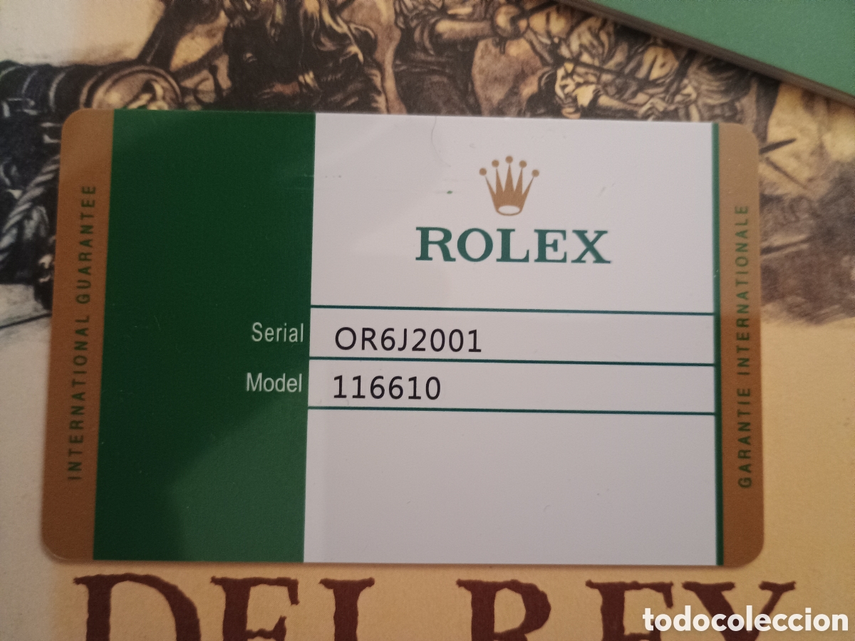 Herramientas de relojes: CERTIFICADO ROLEX Y VARIOS PAPELES - Foto 8