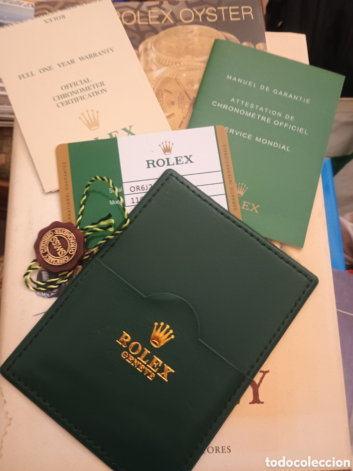 Herramientas de relojes: CERTIFICADO ROLEX Y VARIOS PAPELES - Foto 11