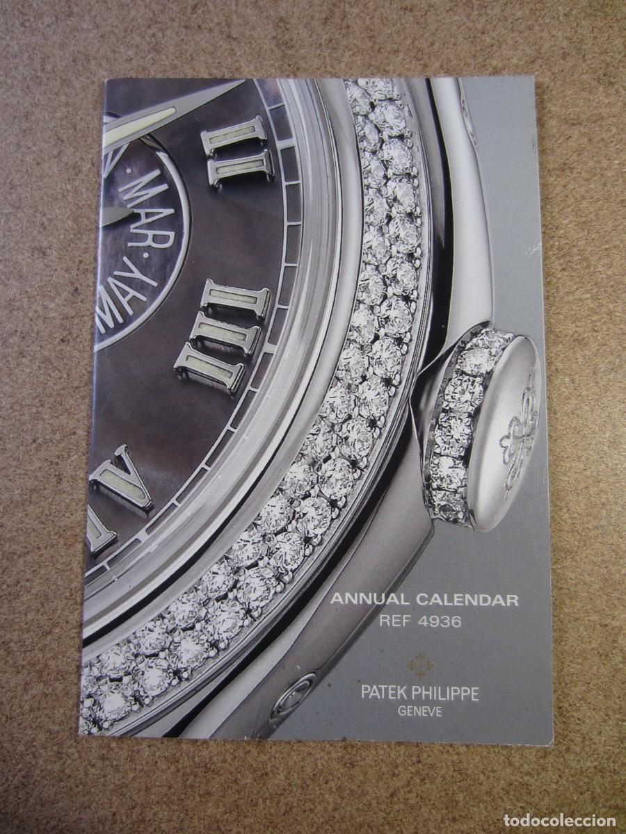 Watchmaker tools: Catalogo Folleto Patek Philippe Annual Calendar