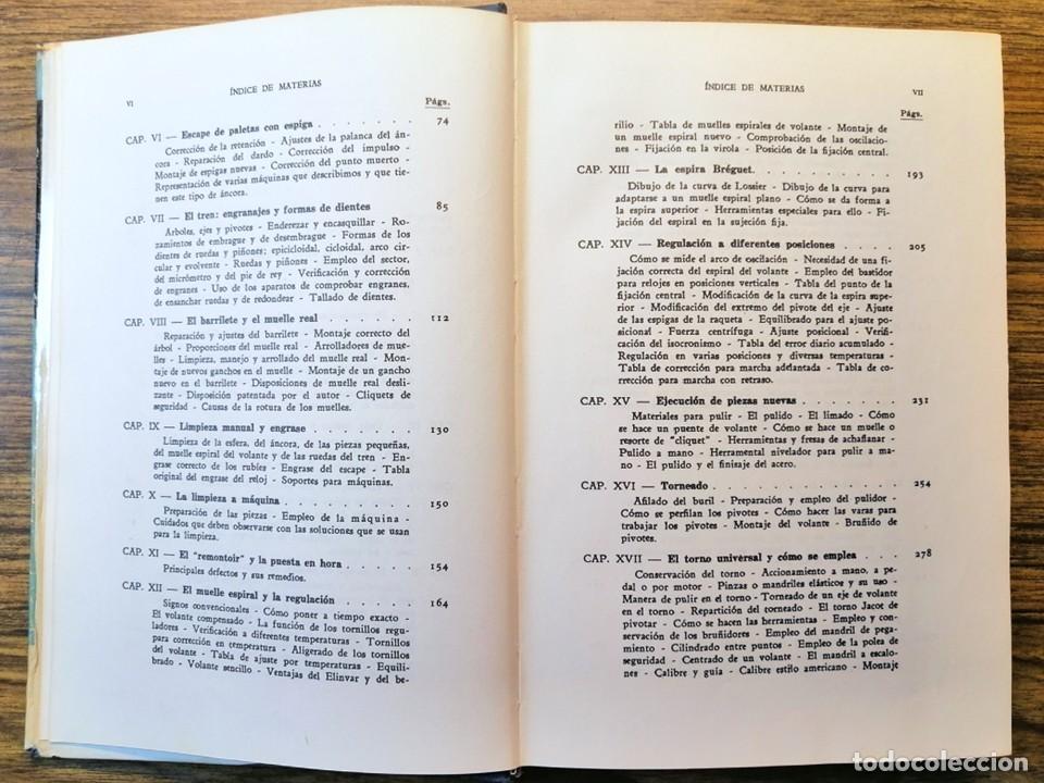 Herramientas de relojes: MANUAL DEL RELOJERO. DONALD de CARLE - Foto 4