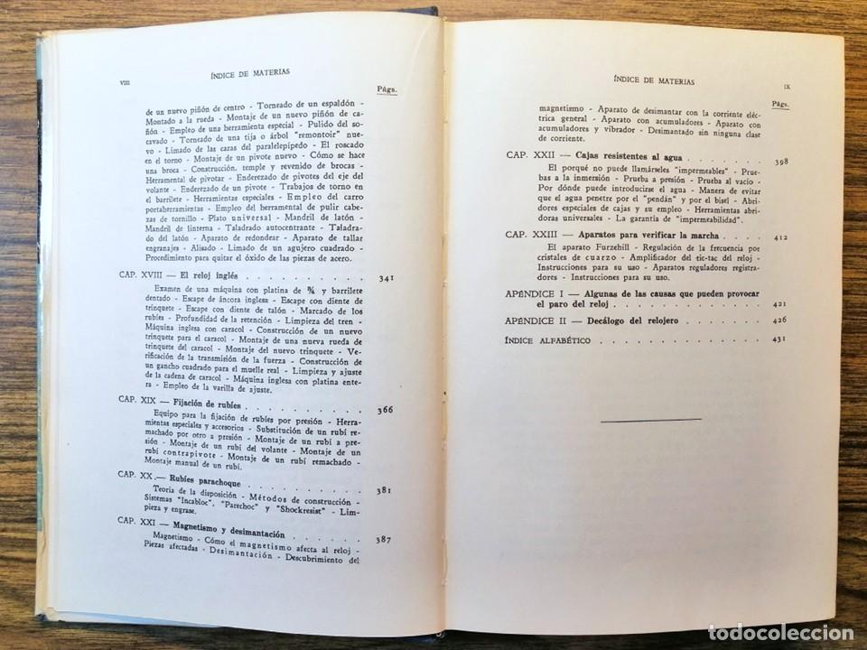 Herramientas de relojes: MANUAL DEL RELOJERO. DONALD de CARLE - Foto 5