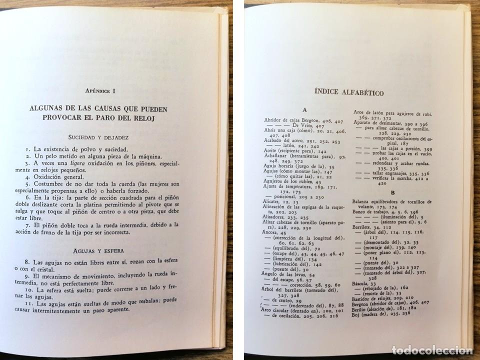 Herramientas de relojes: MANUAL DEL RELOJERO. DONALD de CARLE - Foto 8