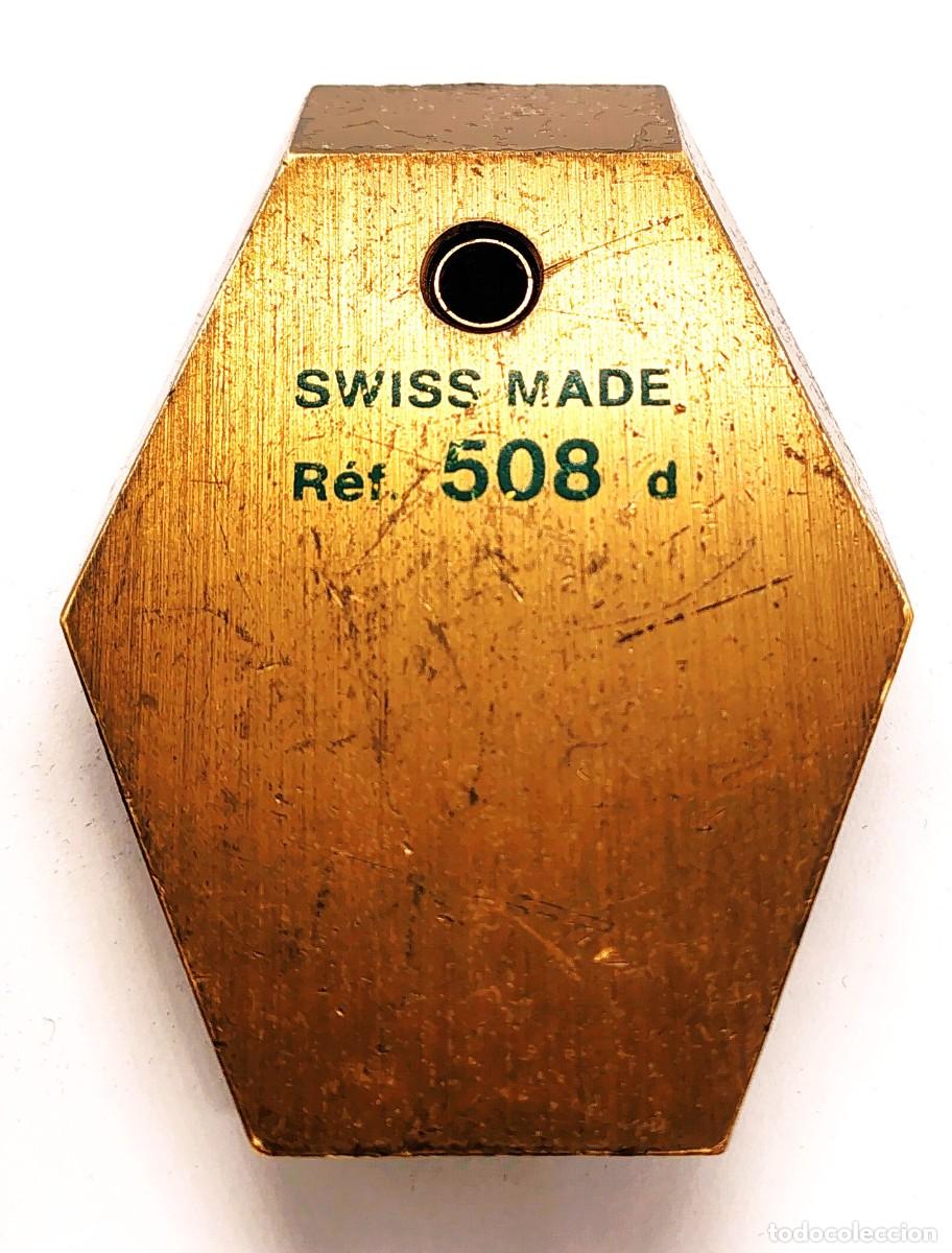 Herramientas de relojes: ROLEX - PIE DE ESCAPARATE ANTIGUO - Ref. 508 d - SWISS MADE - BRONCE - Foto 4