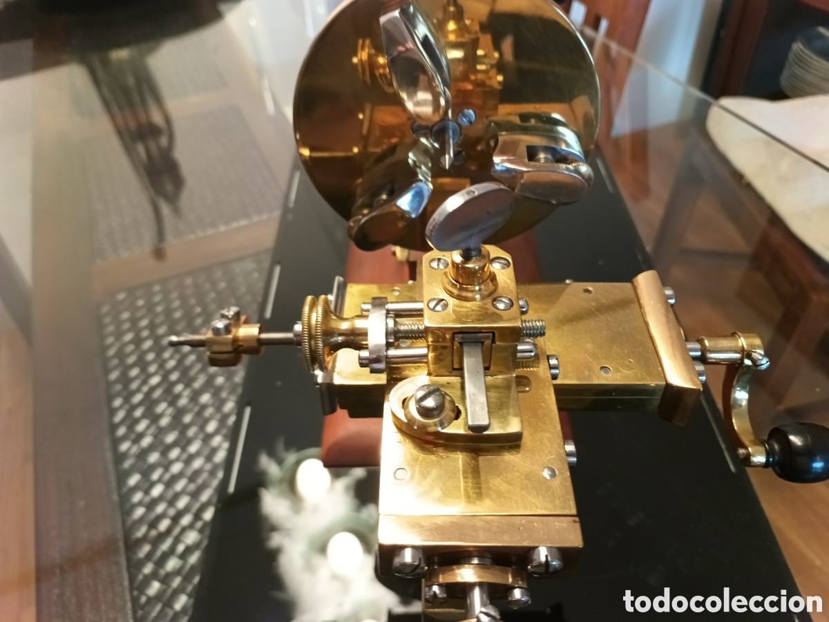 Herramientas de relojes: Torno Relojer&iacute;a &rdquo;Burin Fixe&rdquo; circa 1830. - Foto 3