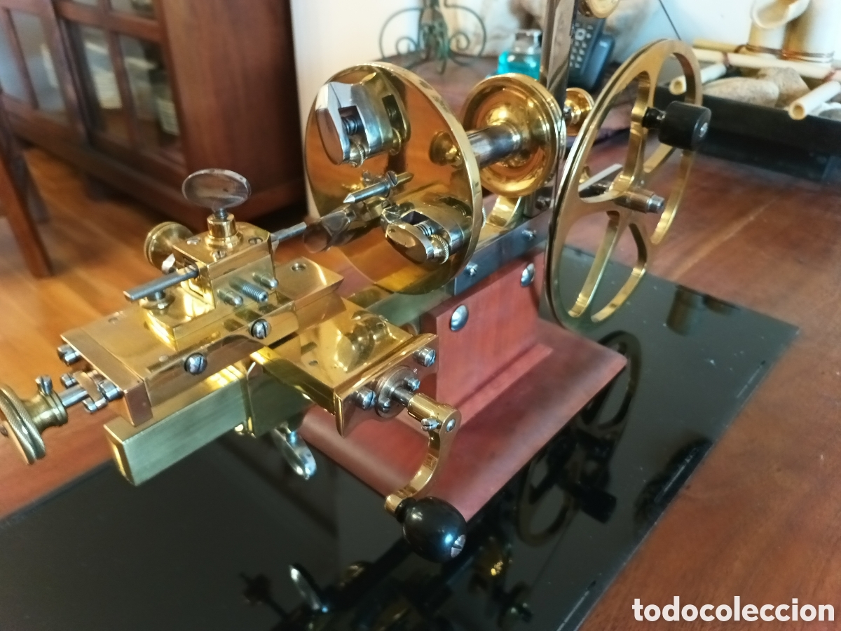 Herramientas de relojes: Torno Relojer&iacute;a &rdquo;Burin Fixe&rdquo; circa 1830. - Foto 2