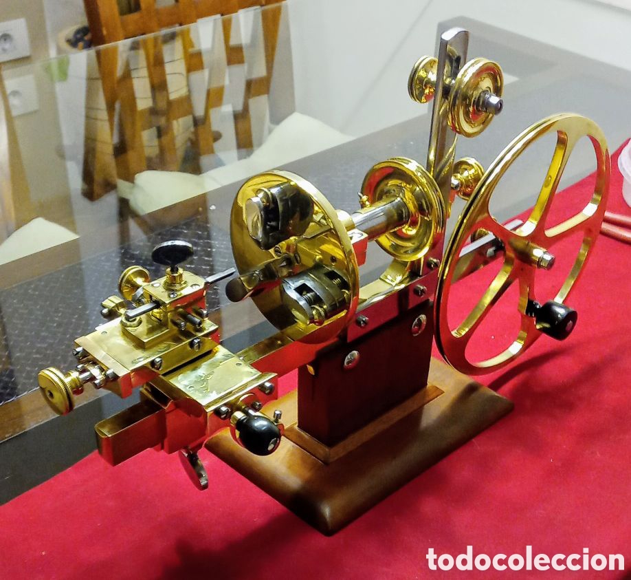 Herramientas de relojes: Torno Relojer&iacute;a &rdquo;Burin Fixe&rdquo; circa 1830. - Foto 1