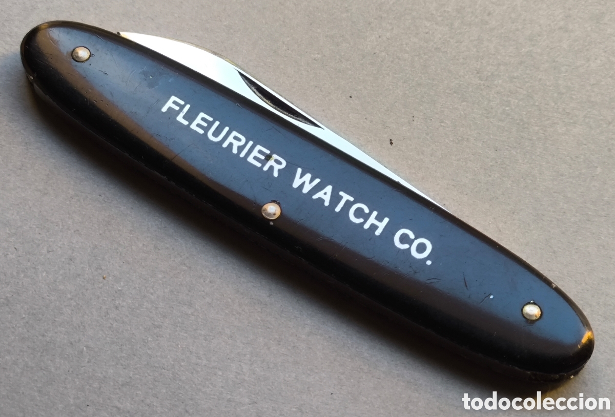 Herramientas de relojes: VICTORINOX NAVAJA RELOJERO WATCHMAKER KNIFE FLEURIER WATCH CO. ARCADIA TELL C. 1965