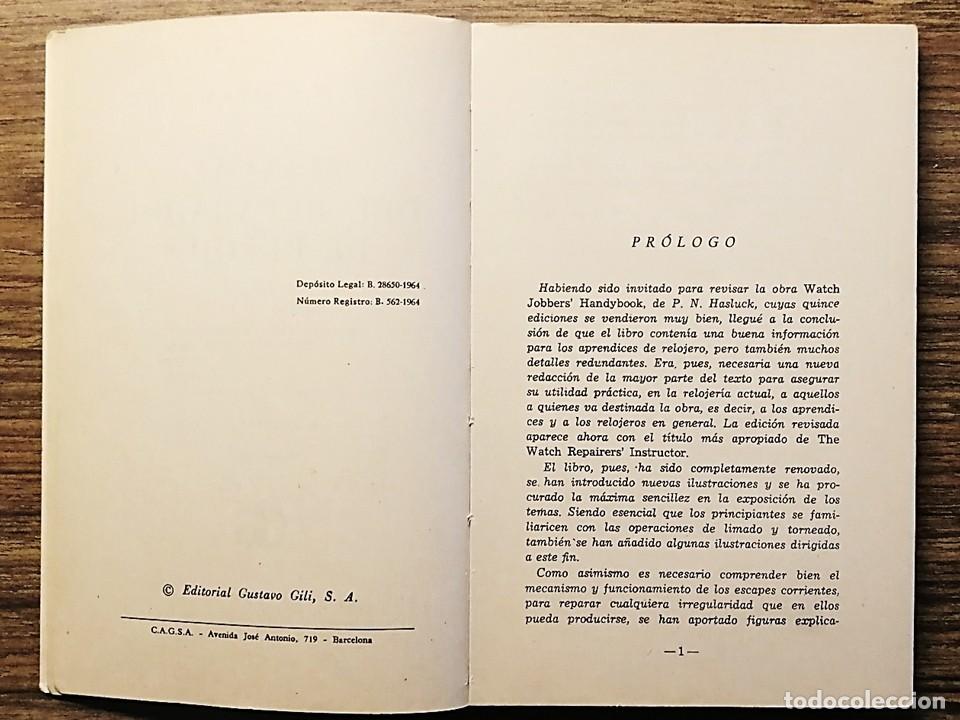 Herramientas de relojes: MANUAL DEL REPARADOR DE RELOJES - Foto 2
