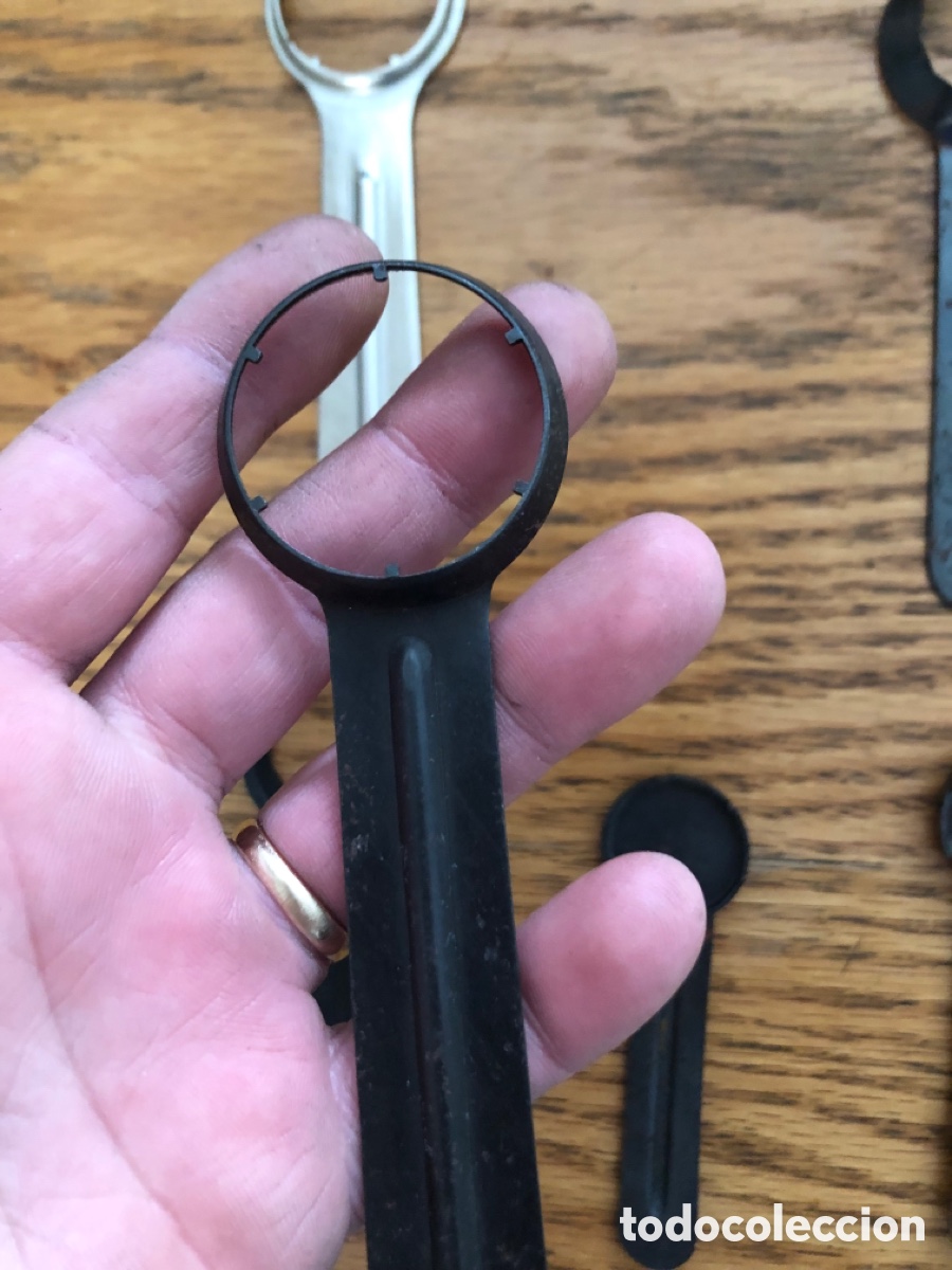 Herramientas de relojes: Juego llaves de relojero vintage - Foto 3