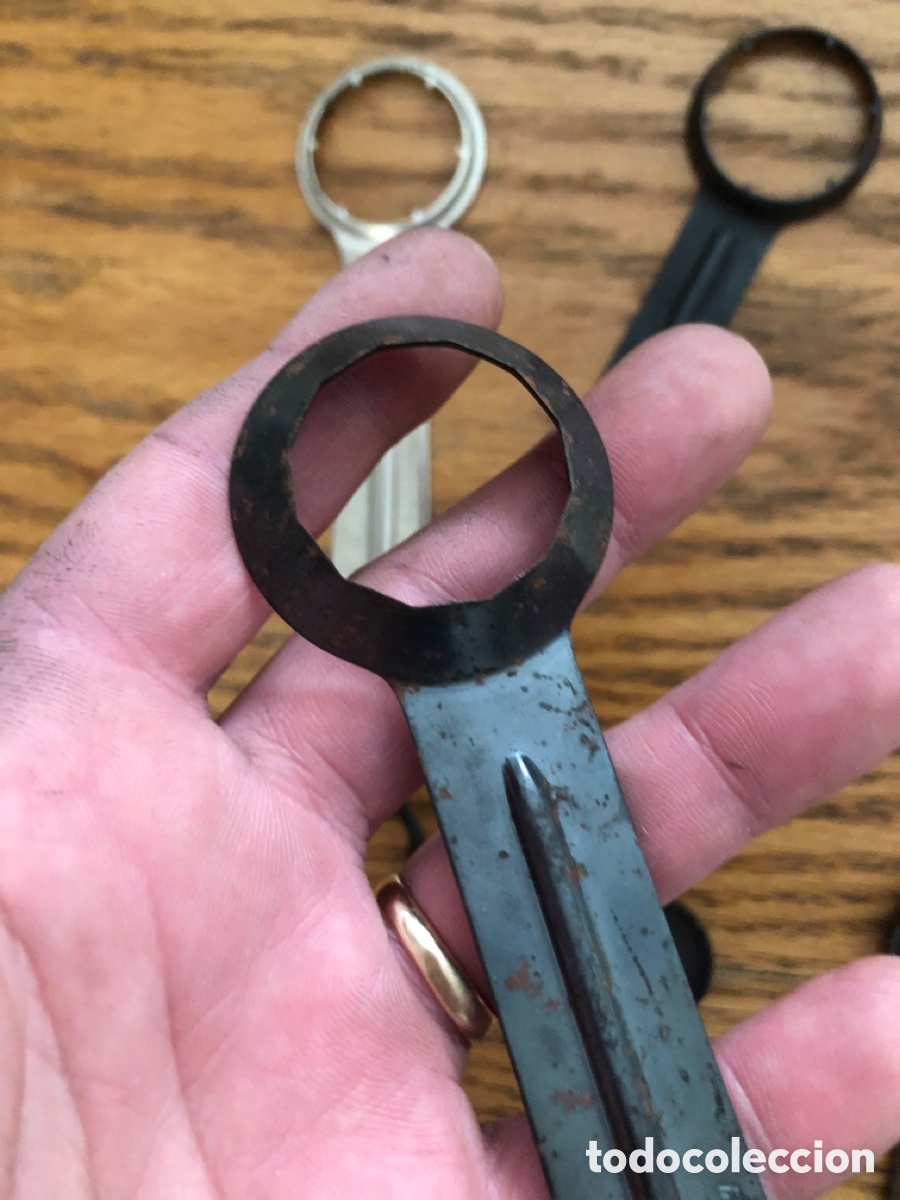 Herramientas de relojes: Juego llaves de relojero vintage - Foto 4