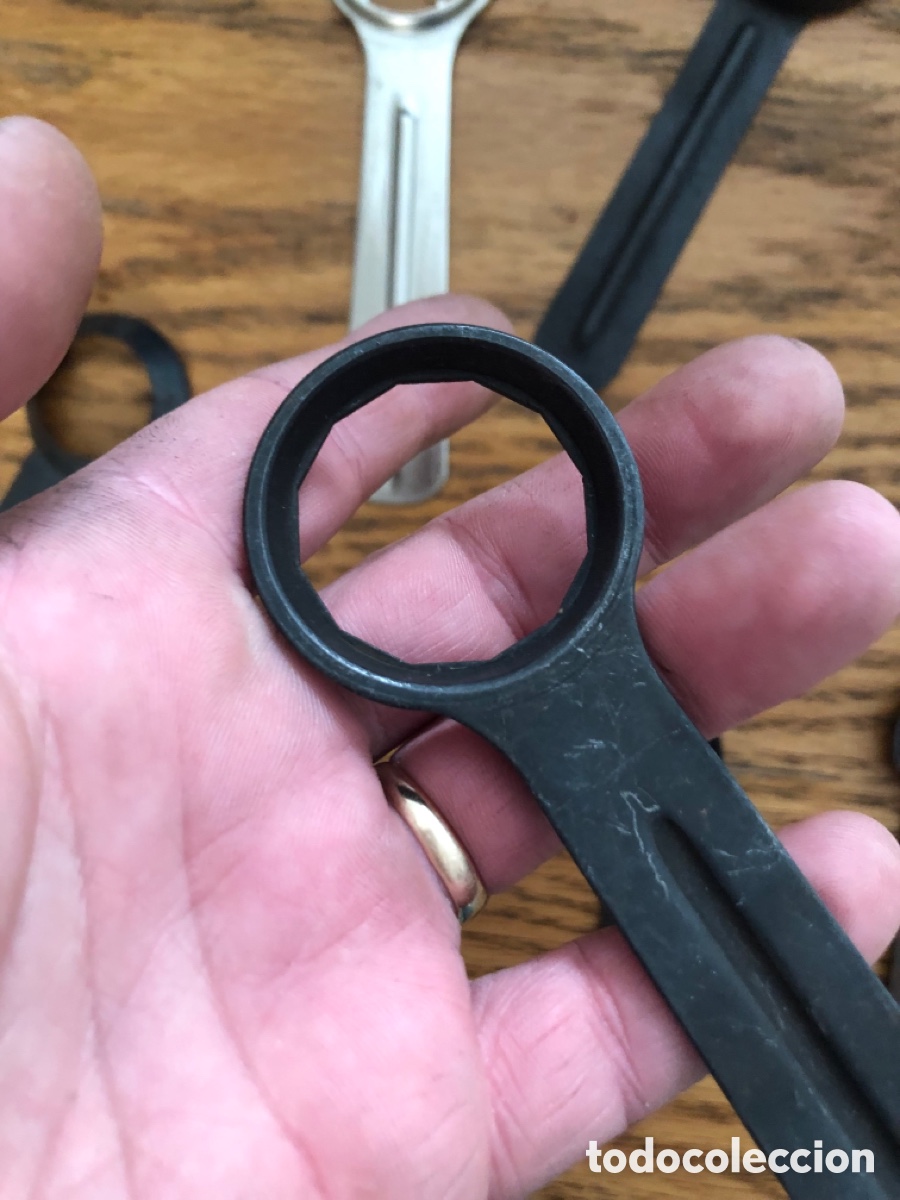 Herramientas de relojes: Juego llaves de relojero vintage - Foto 8