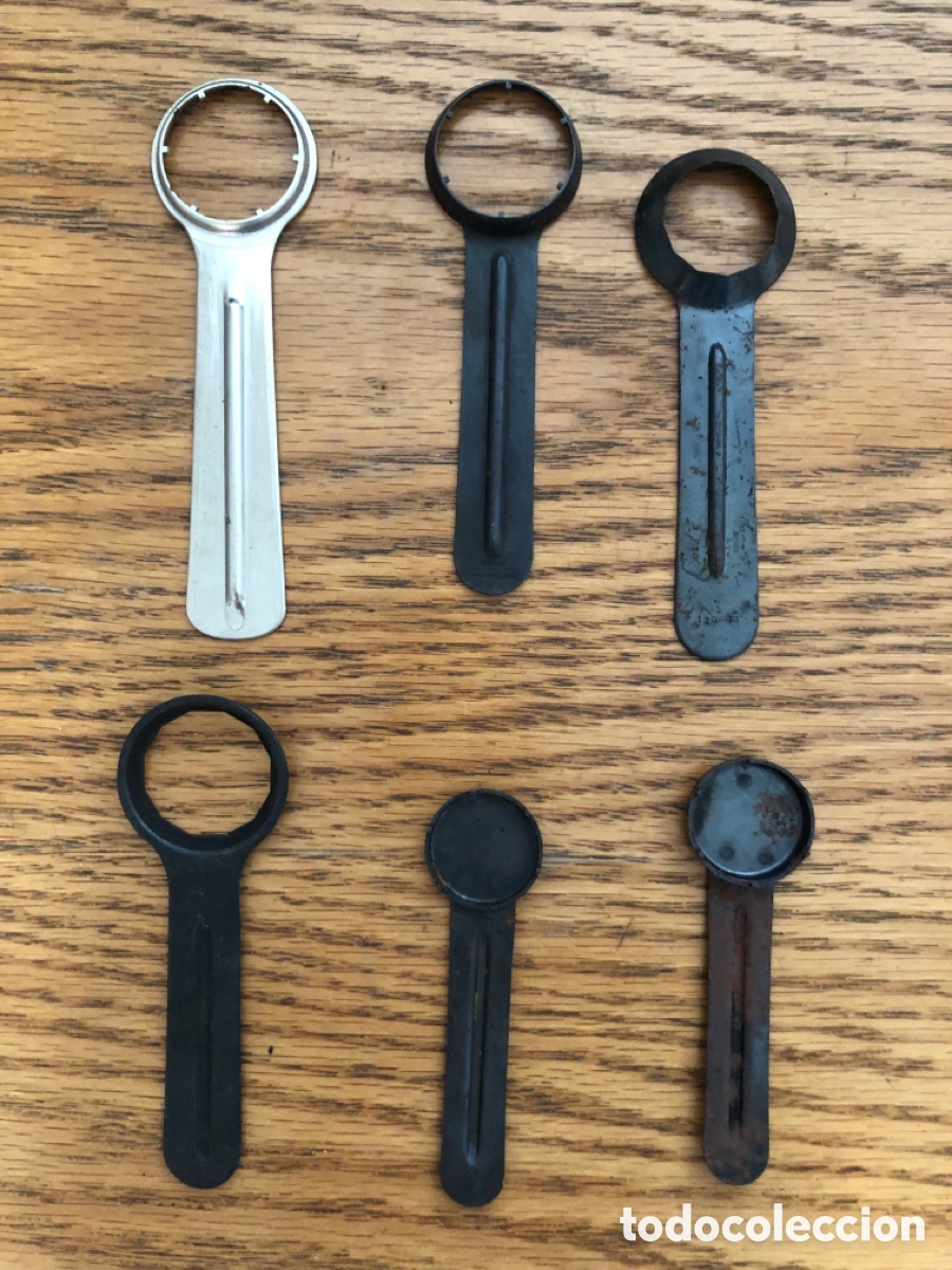 Herramientas de relojes: Juego llaves de relojero vintage