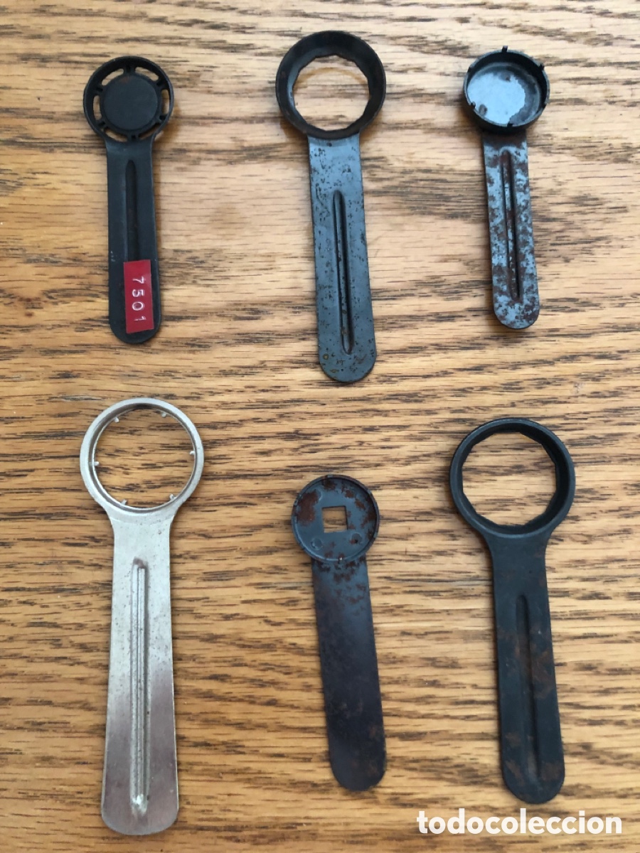 Herramientas de relojes: Lote llaves relojero vintage