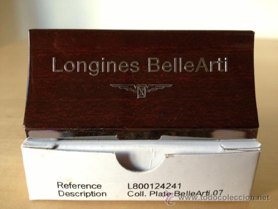 Relojes - Longines: Nueva - Placa LONGINES - Modelo BelliArti - Madera - Foto 1