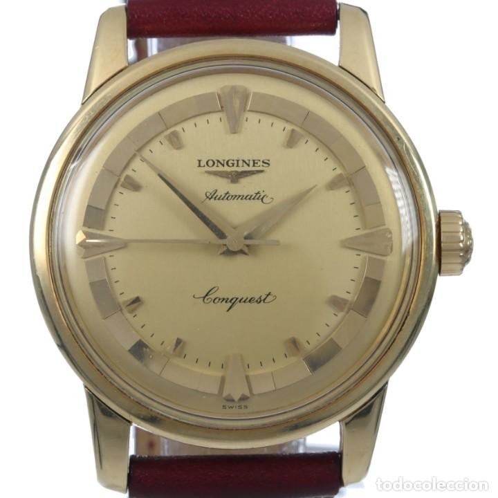 longines conquest 1950s oro 18kt - Buy Longines Watches at todocoleccion -  165331878
