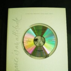 Relojes - Longines: LONGINES. CATÁLOGO GENERAL 2001 + CD DE USO INTERNO. MUY BUEN ESTADO.