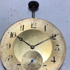 Relojes - Longines: MAQUINARIA LONGINES CARGA MANUAL DE RELOJ DE BOLSILLO 46MM/CR06-29