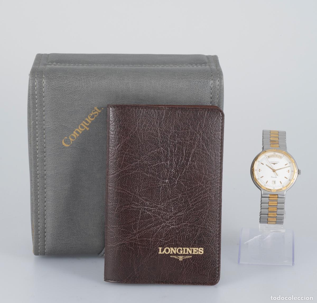 Relojes - Longines: Longines Conquest Quartz Day Date Ref: 4961 3 163 - Foto 4