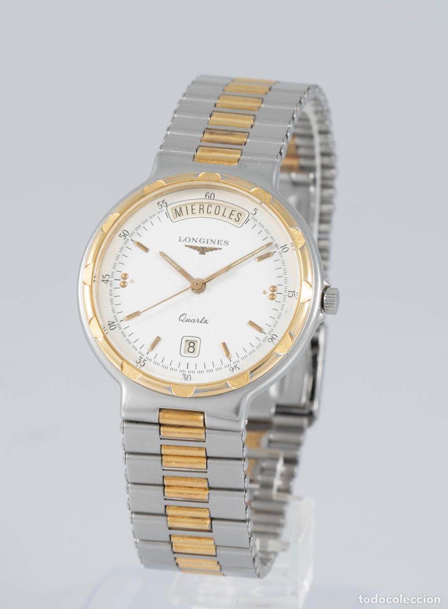 Relojes - Longines: Longines Conquest Quartz Day Date Ref: 4961 3 163 - Foto 5