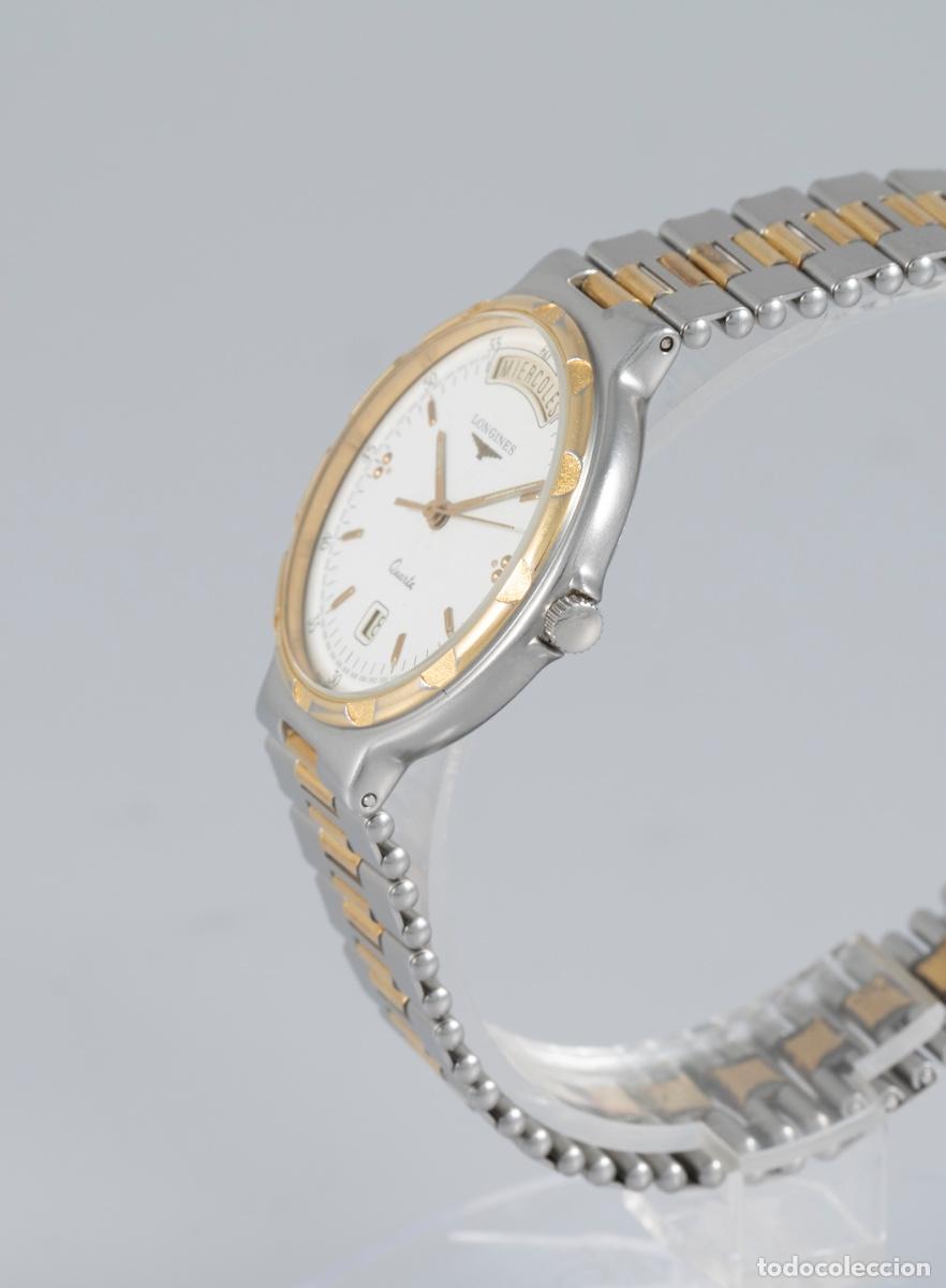 Relojes - Longines: Longines Conquest Quartz Day Date Ref: 4961 3 163 - Foto 6