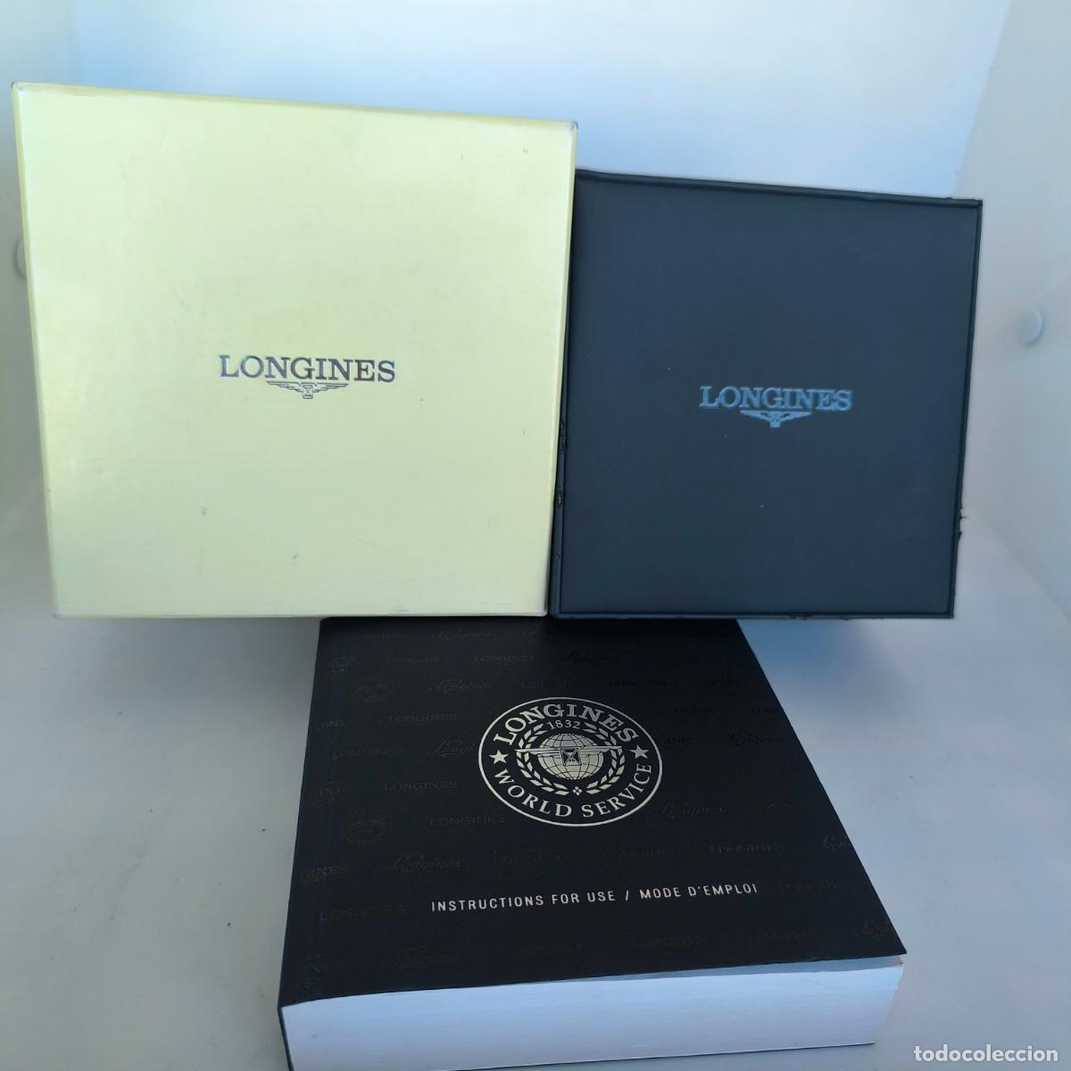 Relojes - Longines: Caja con manual de instrucciones LONGINES - Foto 3