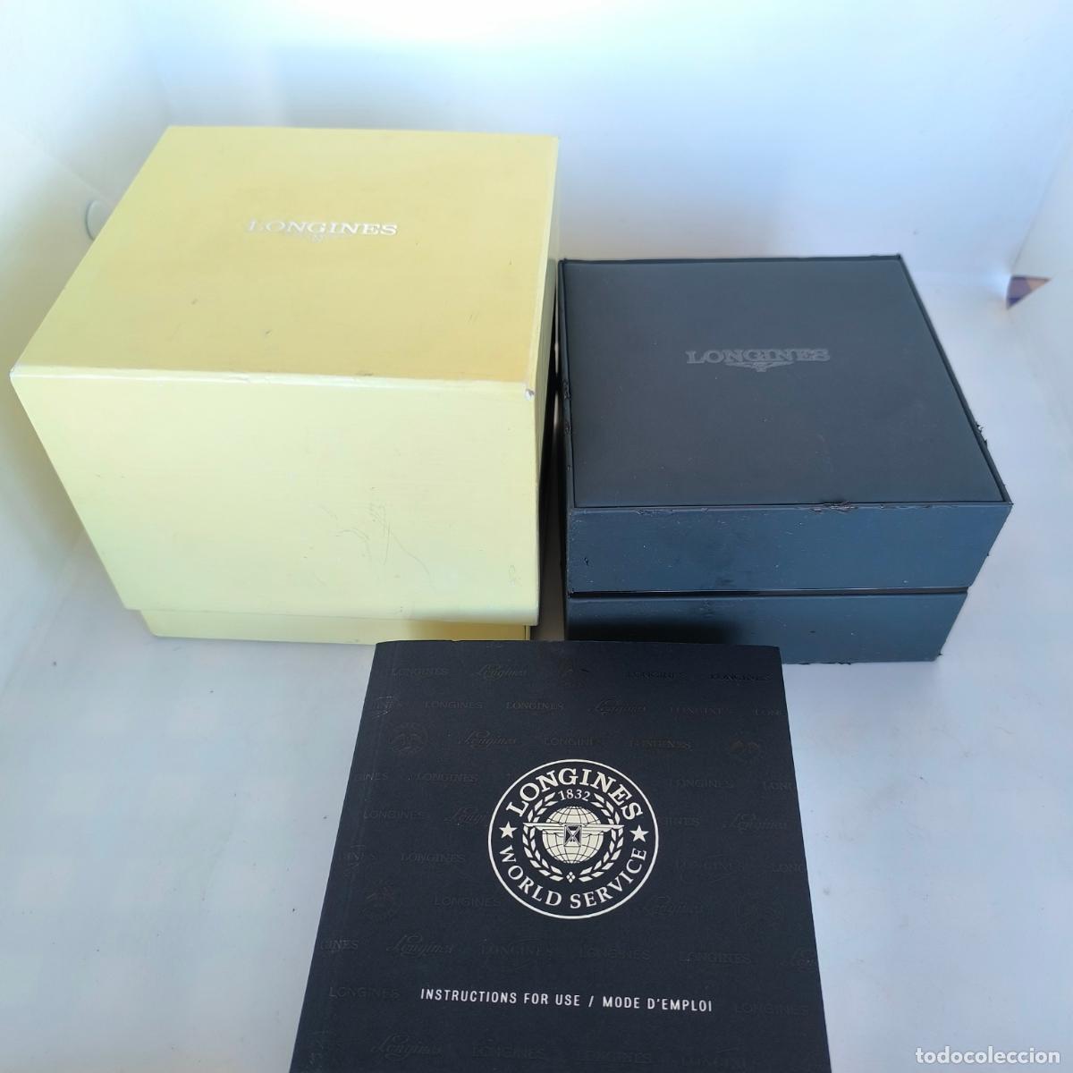 Relojes - Longines: Caja con manual de instrucciones LONGINES - Foto 4