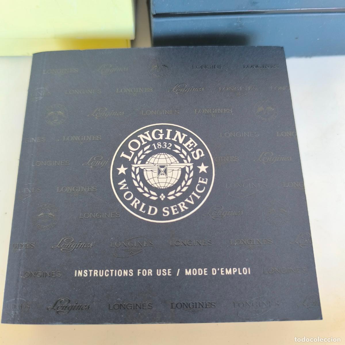 Relojes - Longines: Caja con manual de instrucciones LONGINES - Foto 5
