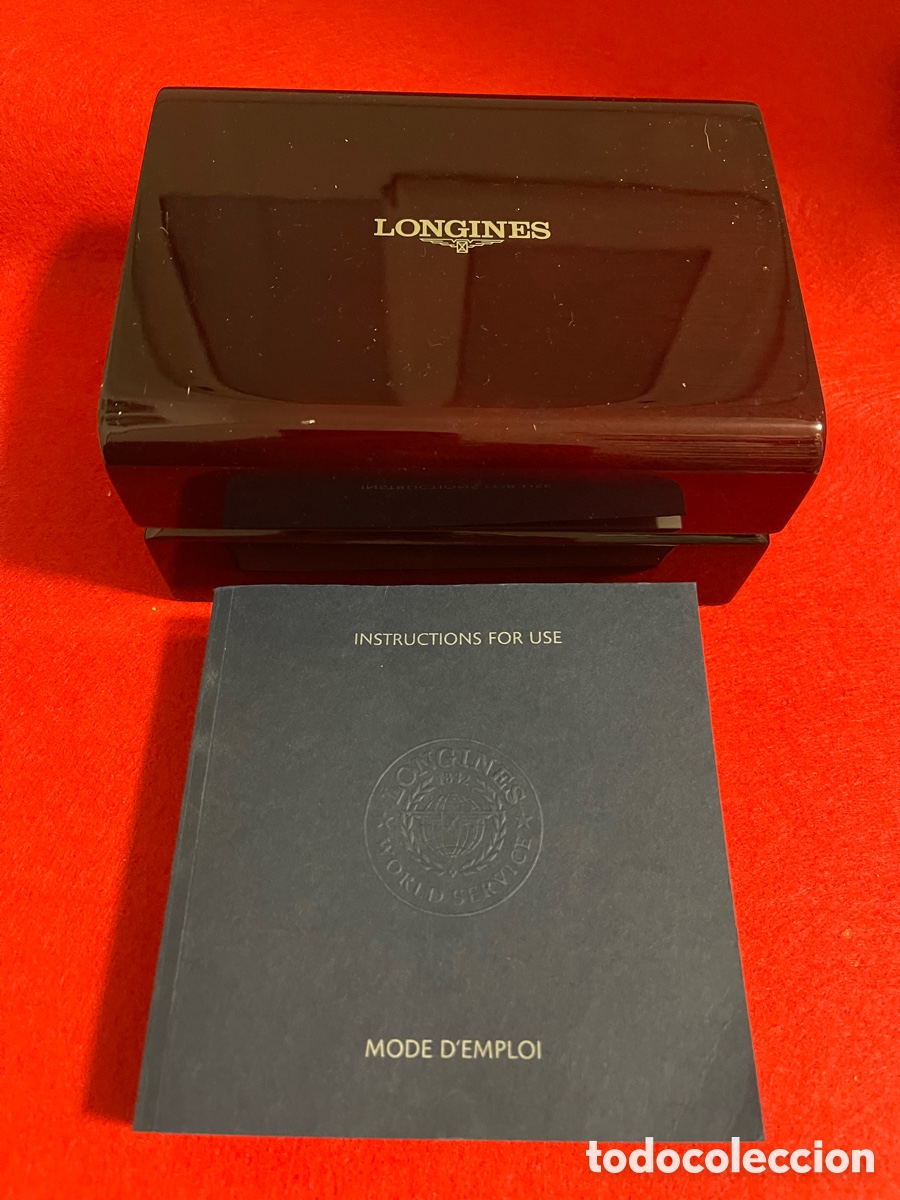Relojes - Longines: Caja y libro de instrucciones para Reloj longines. - Foto 2