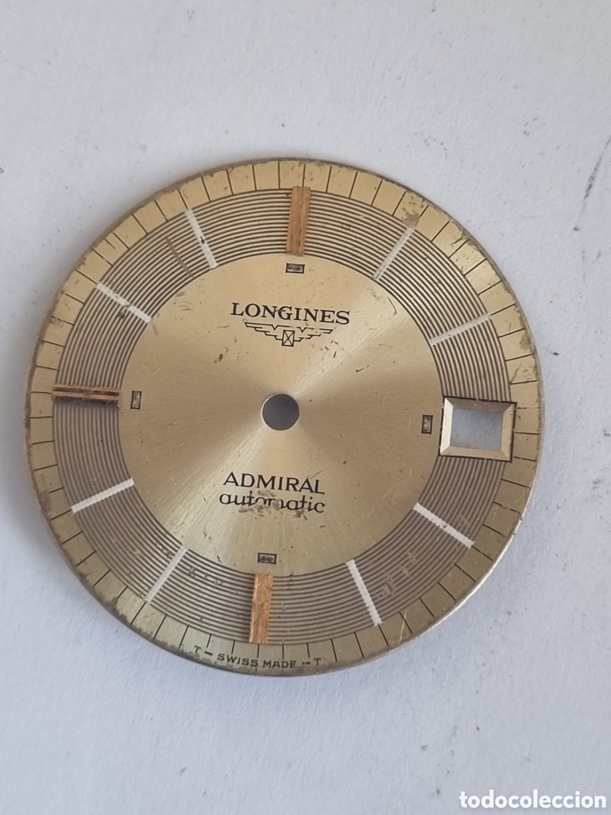Relojes - Longines: Longines admiral autom&aacute;tico esfera reloj 1B - Foto 1
