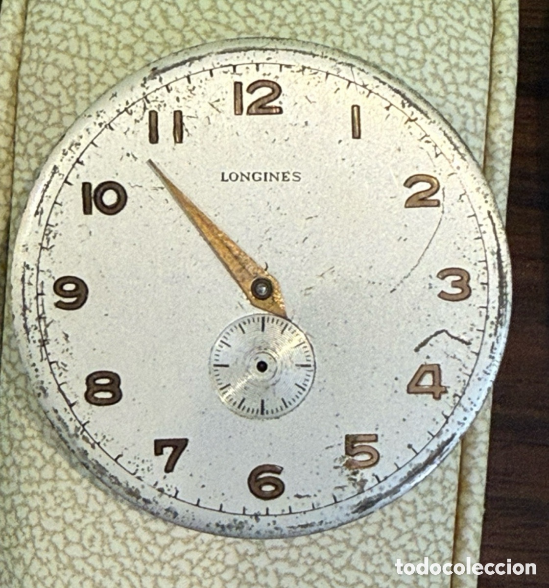 Uhren - Longines: Maquinaria y esfera reloj Longines antiguo caballero.