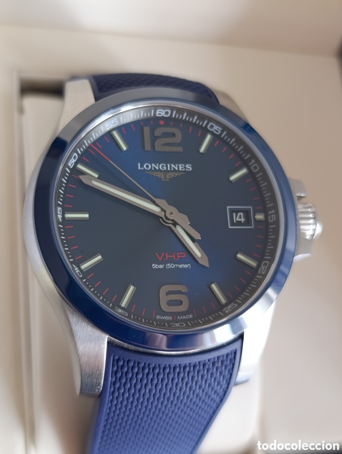 Relojes - Longines: Longines Conquest V.H.P. Blue - Reestreno