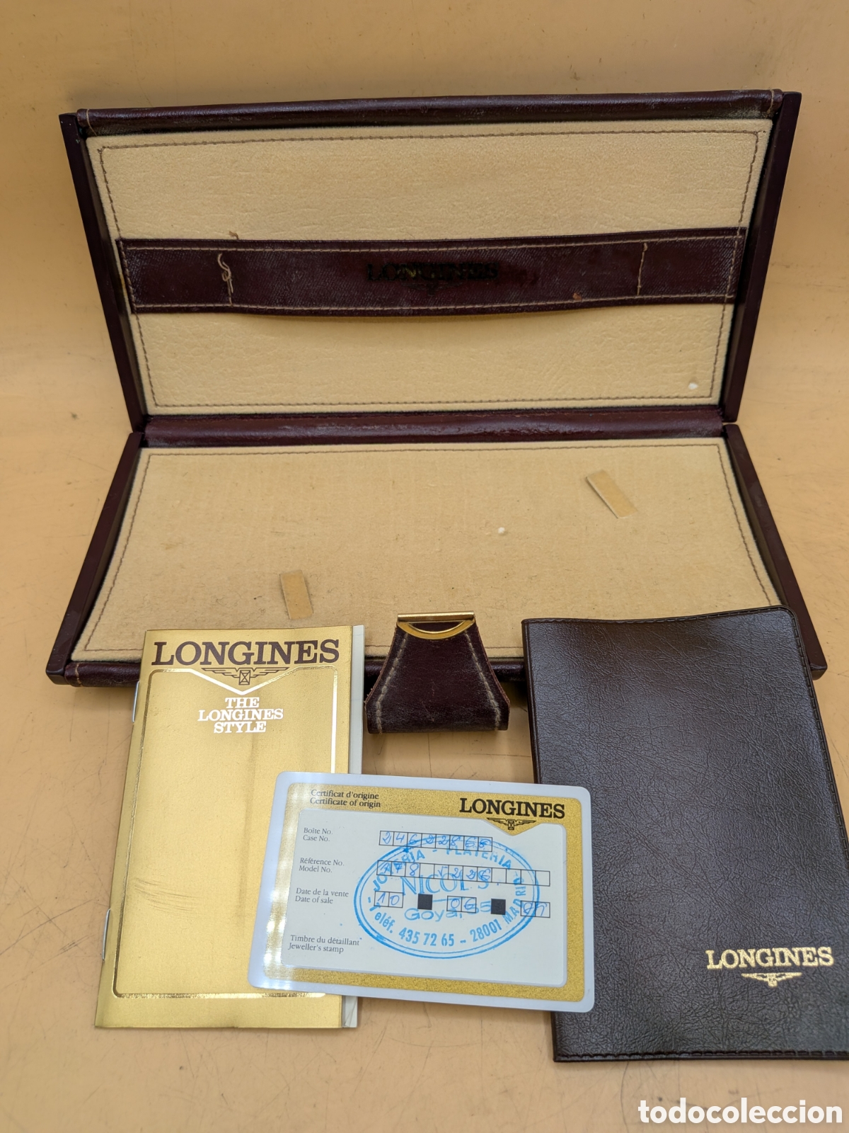 Relojes - Longines: LONGINES CAJA ANTIGUA + GARANT&Iacute;A