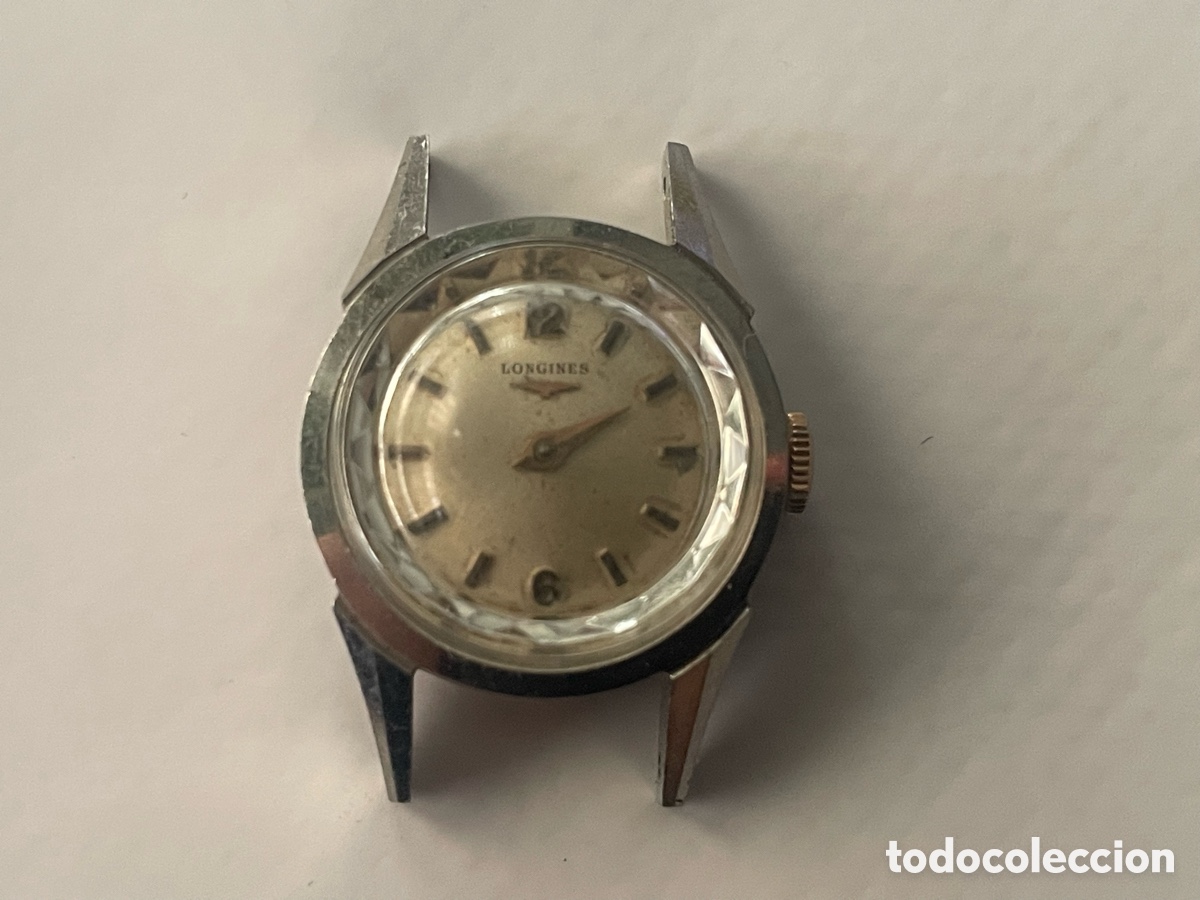 Relojes - Longines: Reloj Longines Se&ntilde;ora Acero 17 Rub&iacute;es Funciona Falta Aguja