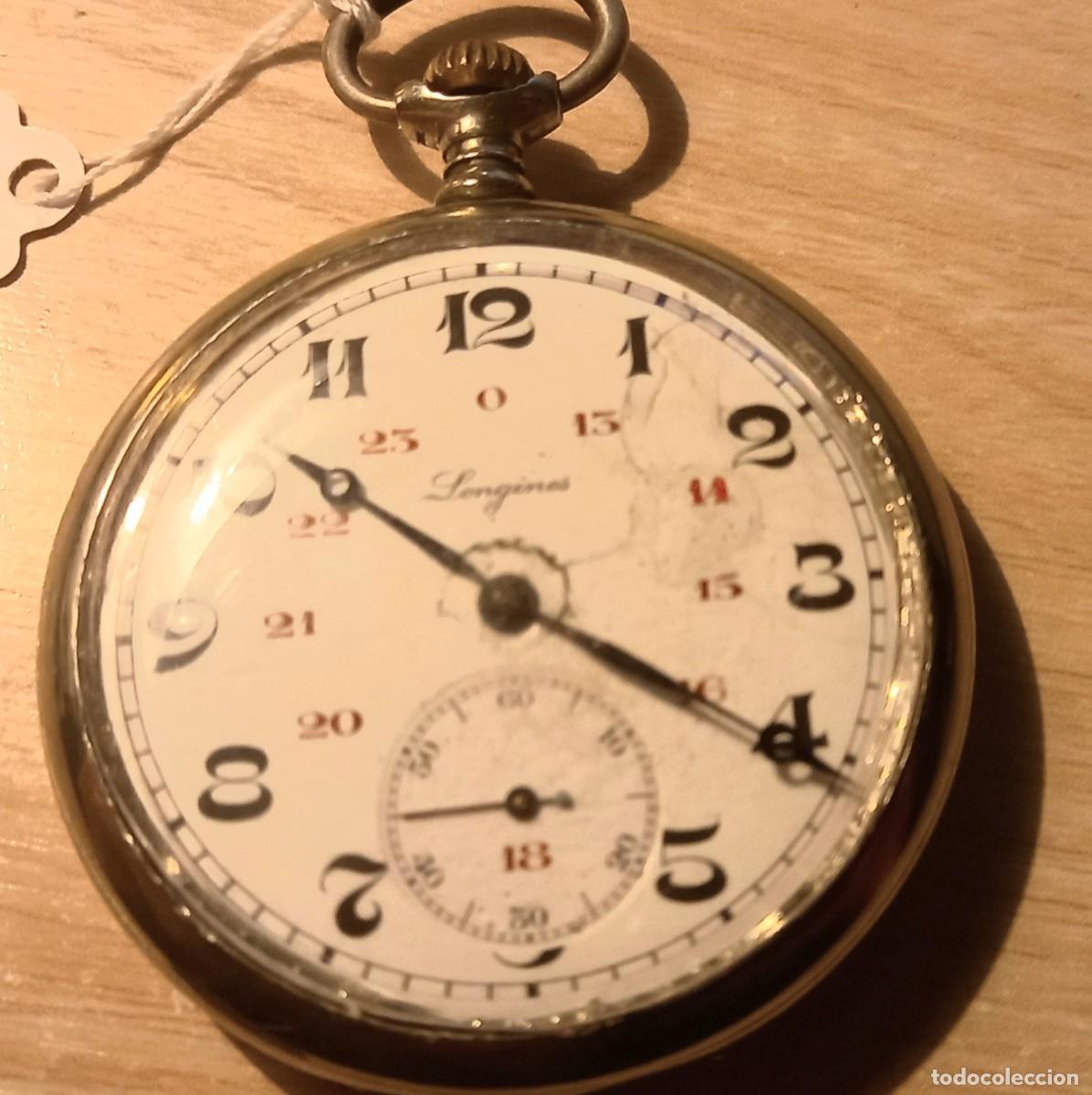 Relojes - Longines: RELOJ BOLSILLO LONGINES 24 HORAS