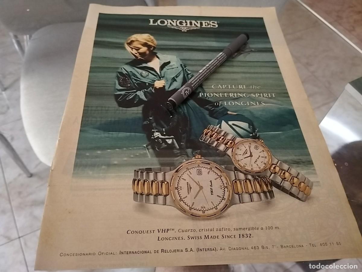 Relojes - Longines: RELOJ LONGINES ANUNCIO PUBLICIDAD REVISTA 1996
