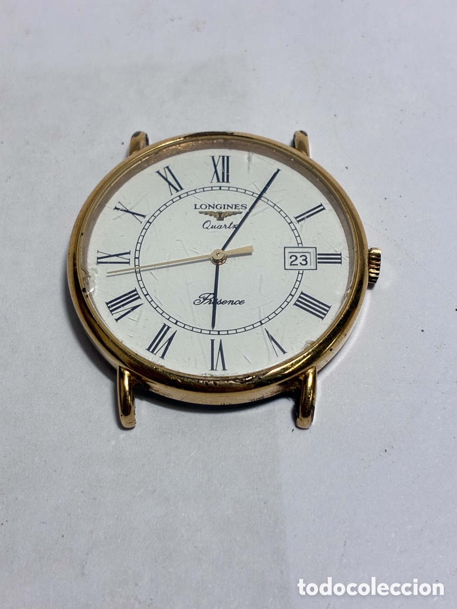 Relojes - Longines: Reloj Longines Presence Quartz pila sulfatada para arreglar