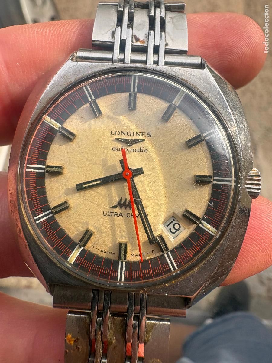 Relojes - Longines: Autom&aacute;tico LONGINES ULTRA-CHRON Reloj caballero gran tama&ntilde;o