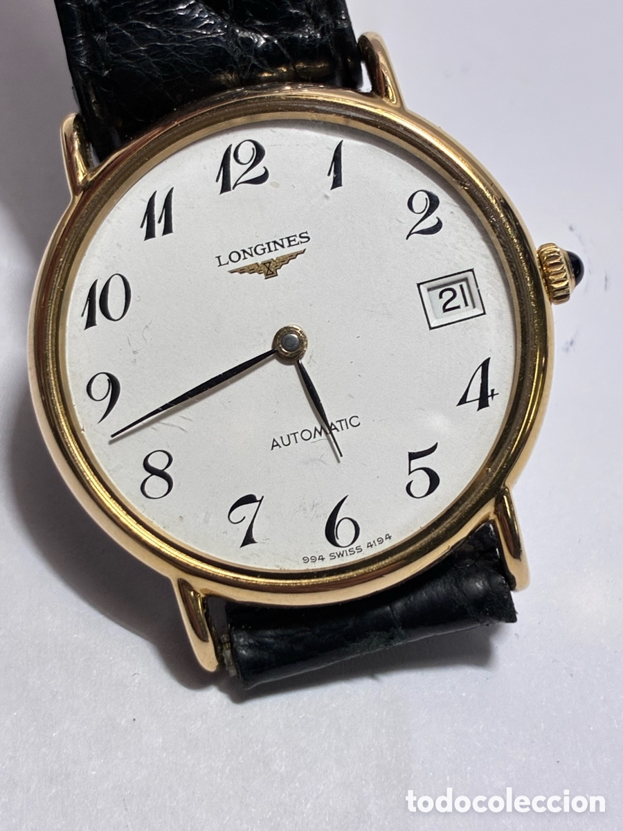 Relojes - Longines: Reloj Longines autom&aacute;tico 994 Swiss 4194 extra plano