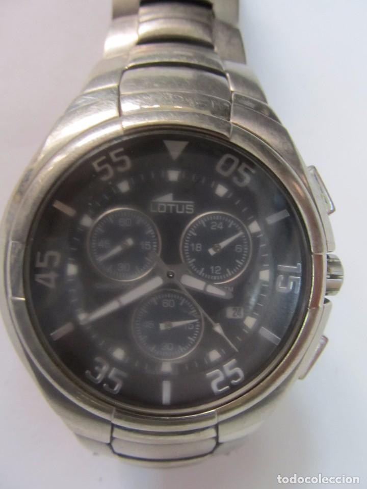Lotus L18945/6 Orologio Da Polso Cronografo Nero In Gomma Per Uomo