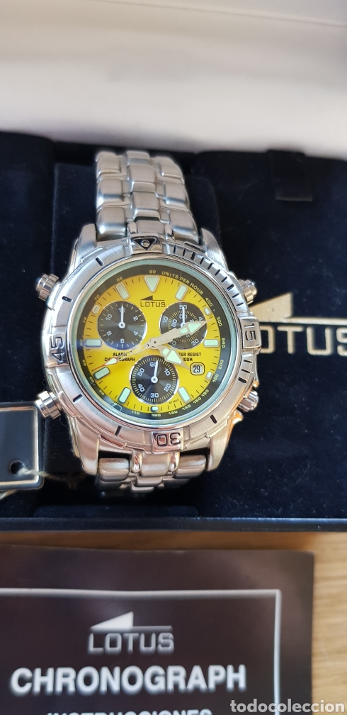 Relojes - Lotus: Reloj Lotus Cronografo,acero,a estrenar - Foto 1 - 285365998
