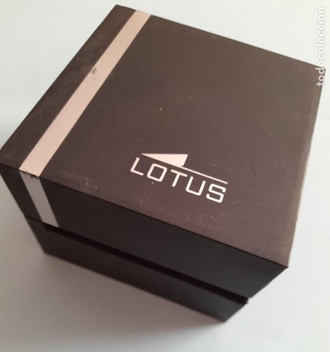 Relojes - Lotus: Caja estuche para reloj LOTUS VACIA. 11 x 11 x 8,5 cm.