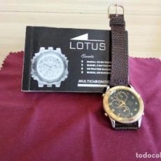 Relojes - Lotus: RELOJ DE HOMBRE LOTUS MULTICHRONOGRAPH. Lote 344237838