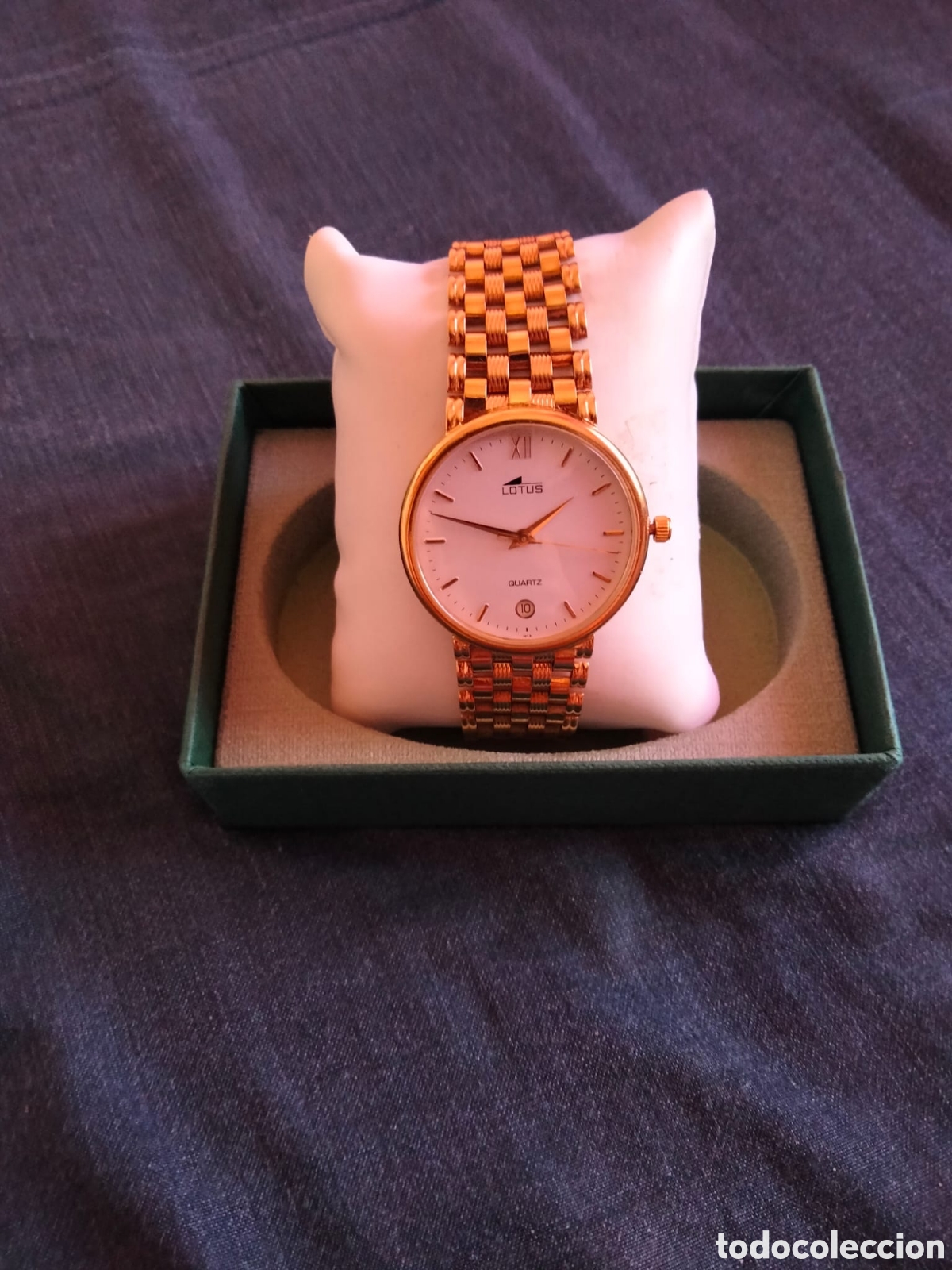 magnífico reloj lotus de oro 18k, 750, mujer - Compra venta en todocoleccion