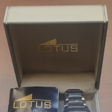 Relojes - Lotus: MAGNIFICO RELOJ LOTUS CON ESTUCHE ORIGINAL Y CERTIFICADO DE GARANTÍA- FUNCIONA PERFECTAMENTE.. Lote 387465324