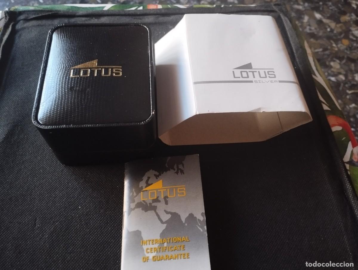 Relojes - Lotus: Reloj Lotus con estuche y documentacion - Foto 7