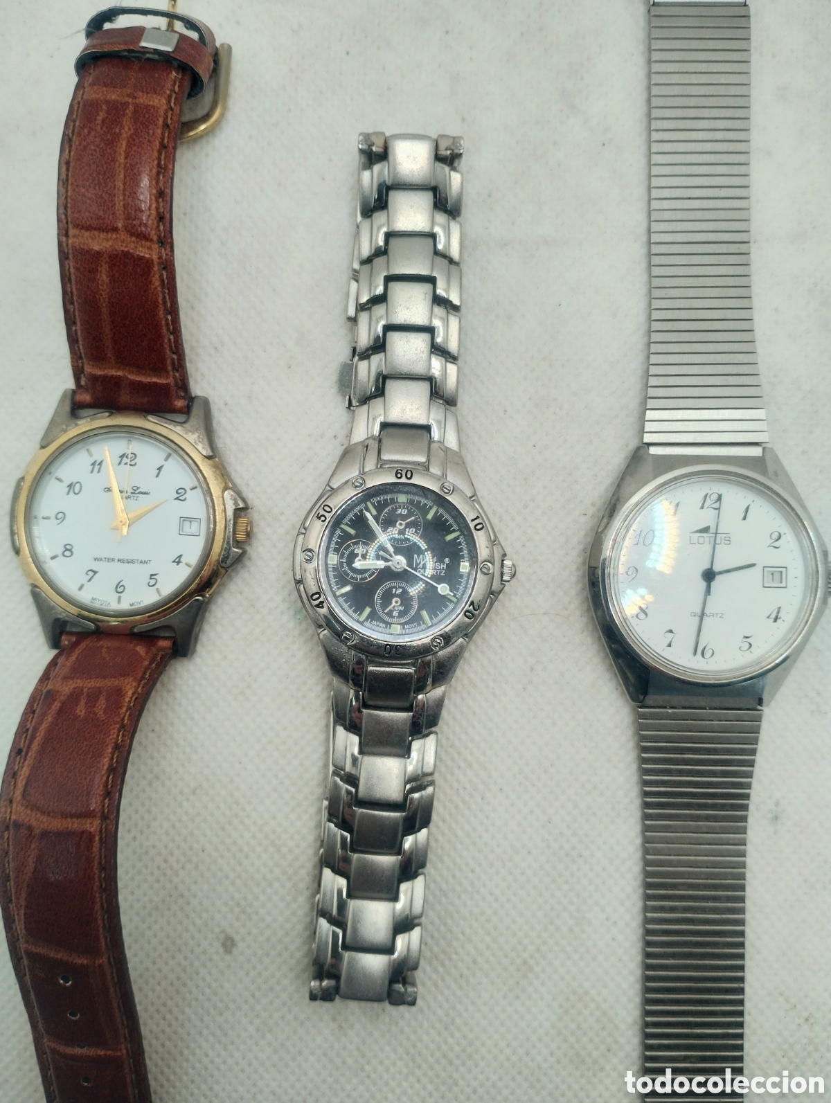 Relojes - Lotus: Lote de tres relojes en funcionamiento - Foto 1