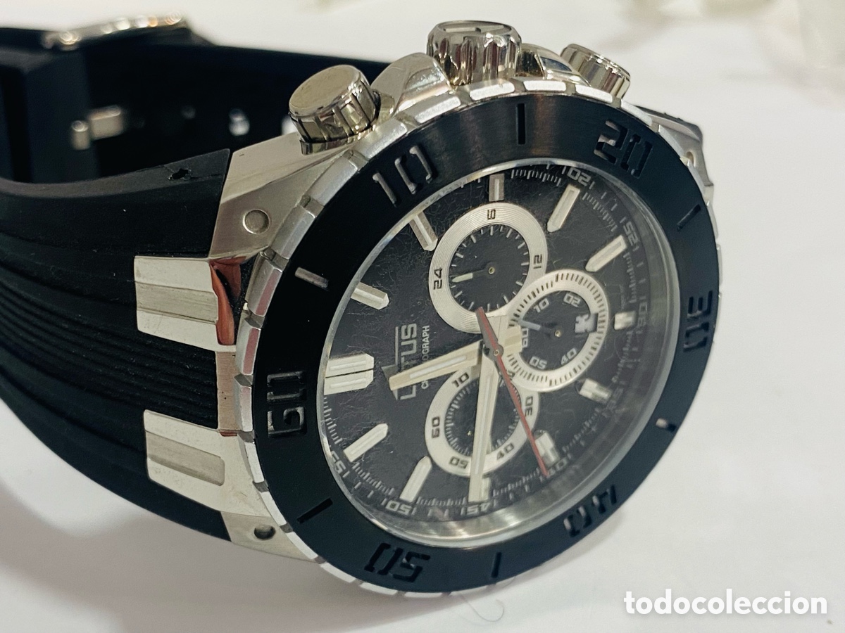 Relojes - Lotus: Lotus Cron&oacute;grafo Negro - Foto 2
