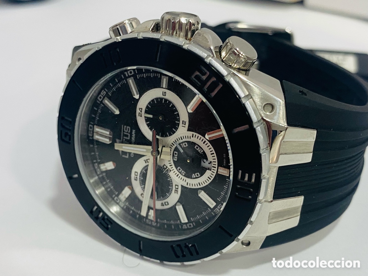 Relojes - Lotus: Lotus Cron&oacute;grafo Negro - Foto 3